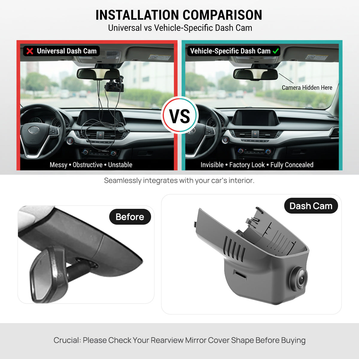 Cadillac XTS GPS tracking dash cam route and speed