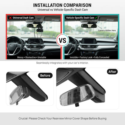 JETOUR Dashing 4K dash cam 170¡ã wide view highway recording