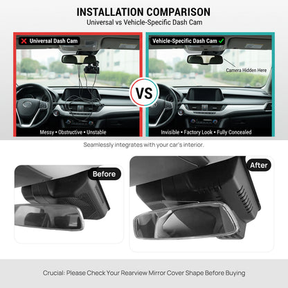 JETOUR Dashing 4K dash cam 170¡ã wide view highway recording