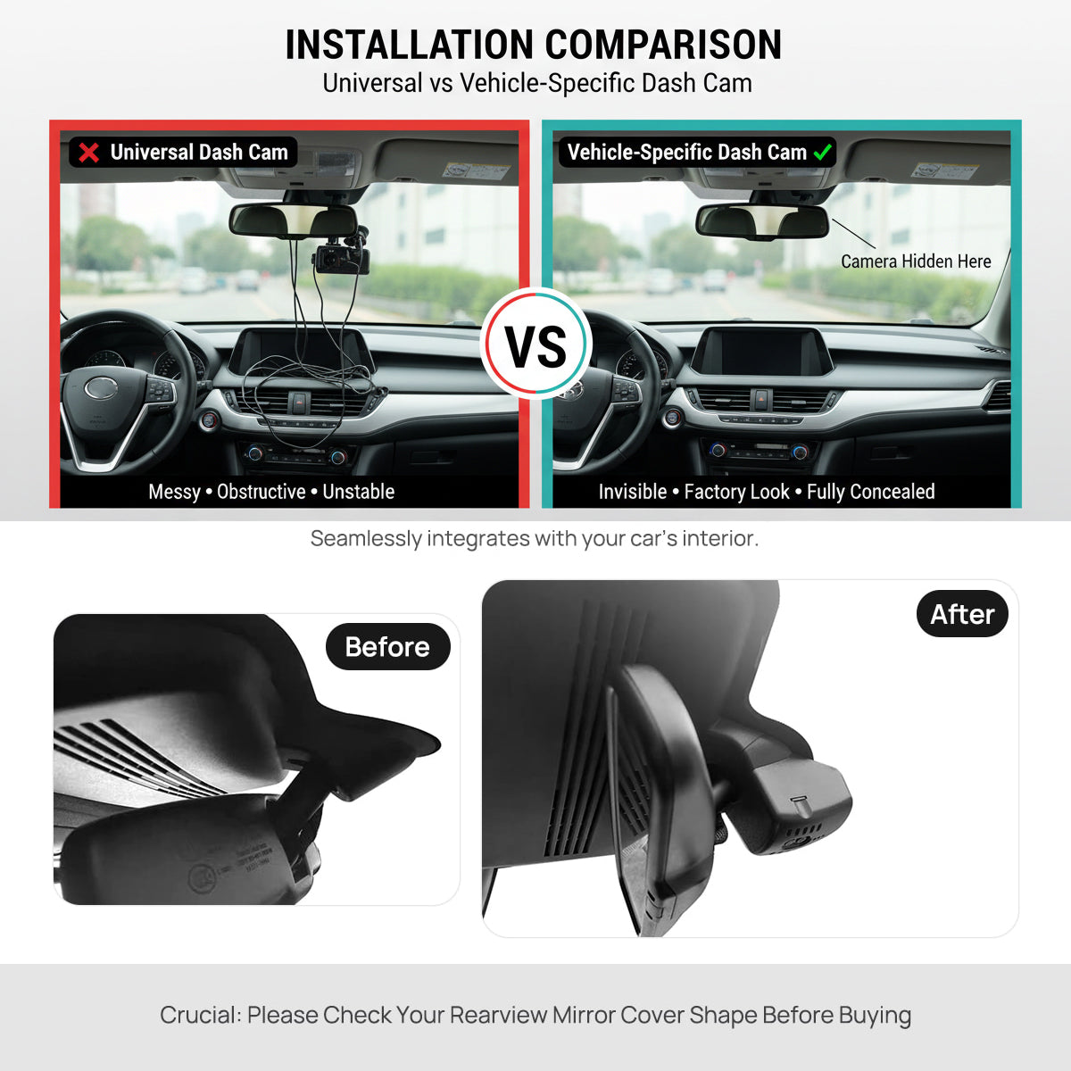 Infiniti QX50 QX55 J55 GPS tracking dash cam route and speed