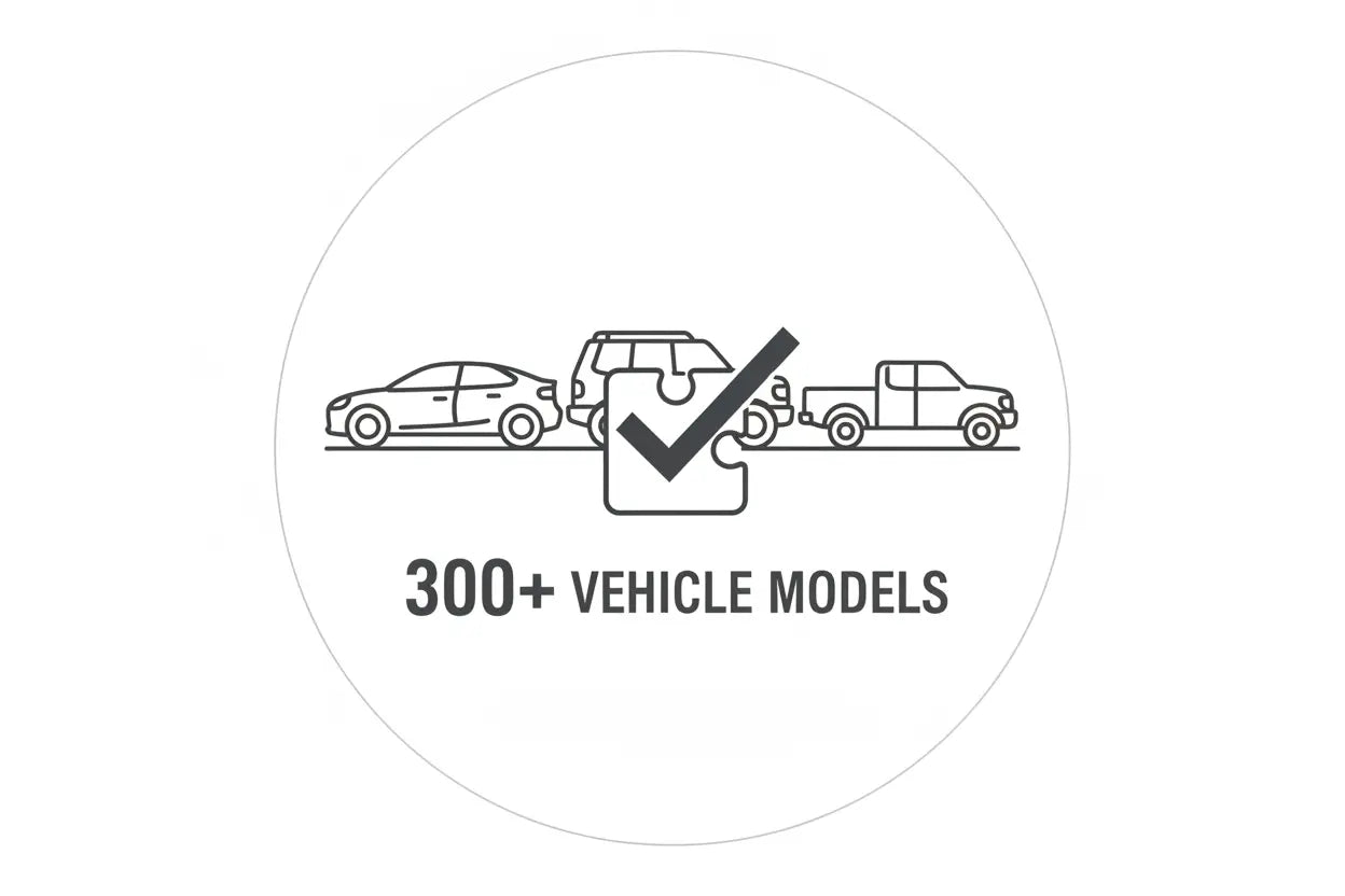 300+ Vehicle Models Perfect Fit Icon - Auto Parts Universal Compatibility